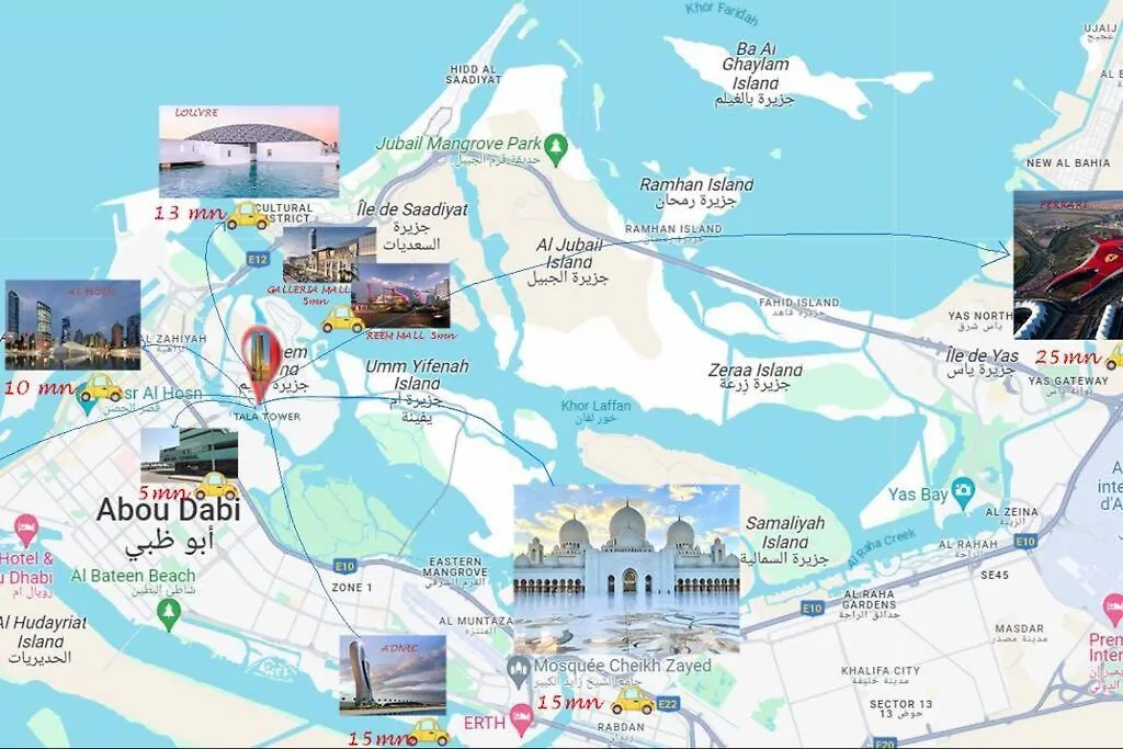 Apartment Sea View Cozy 2Bhk Al Reem 6Ppl - More Than 10 Days Stay Free Transportation From Abu Dhabi Airport- Vereinigte Arabische Emirate